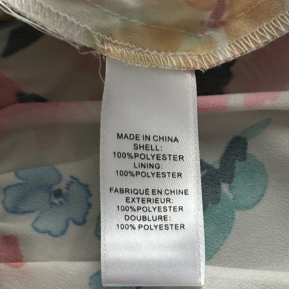 CECE By CYNTHIA STEFFE Sleeveless Floral Drop Waist Charley Dress 4 - Picture 9 of 11